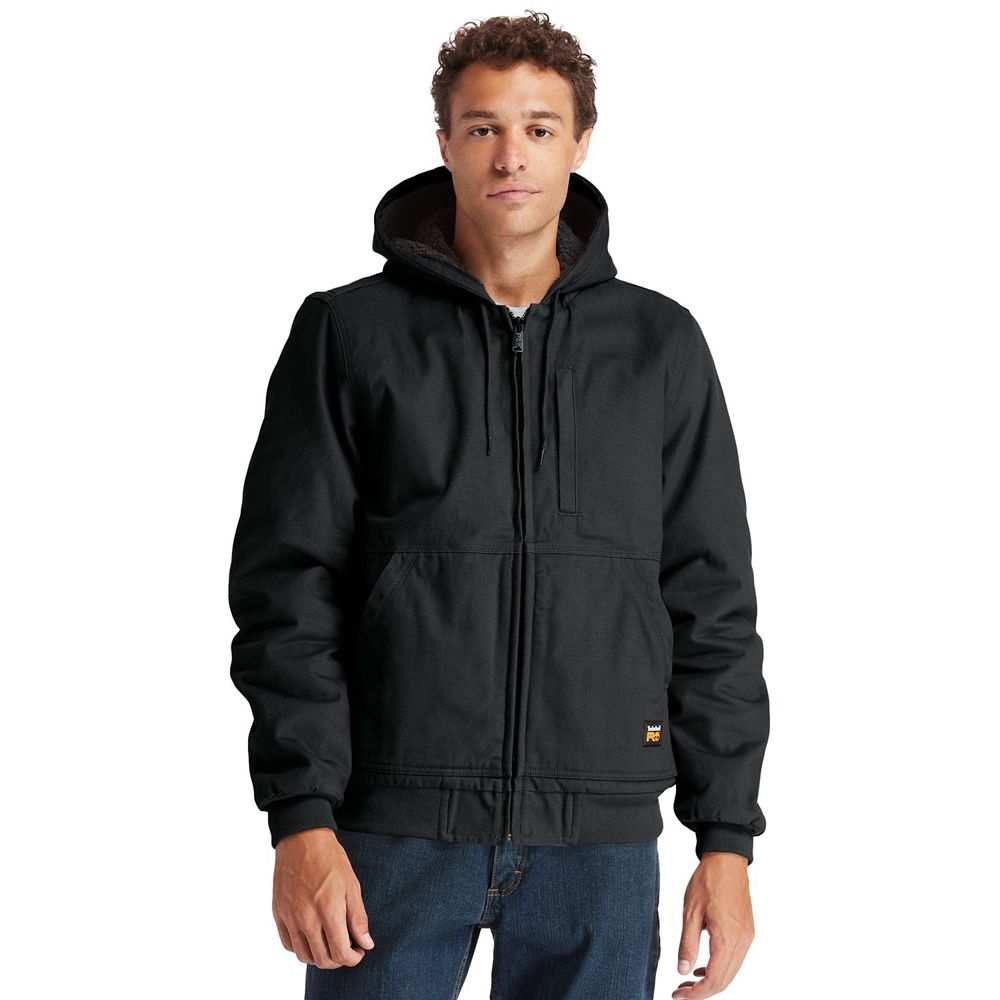 Geaca Timberland Barbati Negrii - Pro® Gritman Lined, Hooded Panza - Romania - ZFYROG340